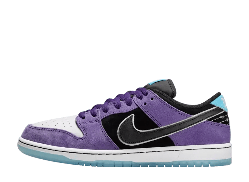 Hayley Wilson × Nike SB Dunk Low Pro Black and Court Purple Hayley Wilson × Nike SB Dunk Low Pro Black and Court Purple