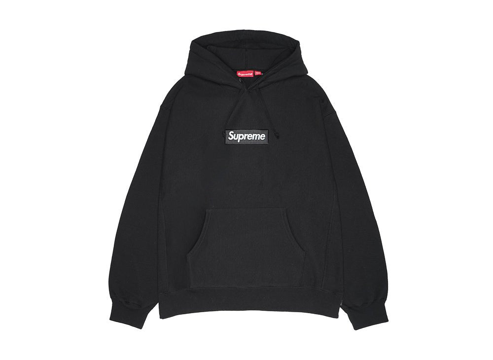 Supreme Box Logo Hooded Sweatshirt Black シュプリーム ボックス ロゴ フーディー スウェットシャツ ブラック - VICTORIA SNKRS