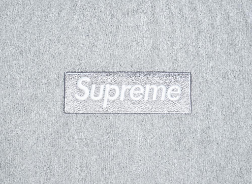 Supreme Box Logo Hooded Sweatshirt Heather Grey シュプリーム ボックス ロゴ フーディー スウェットシャツ ヘザー グレー - VICTORIA SNKRS