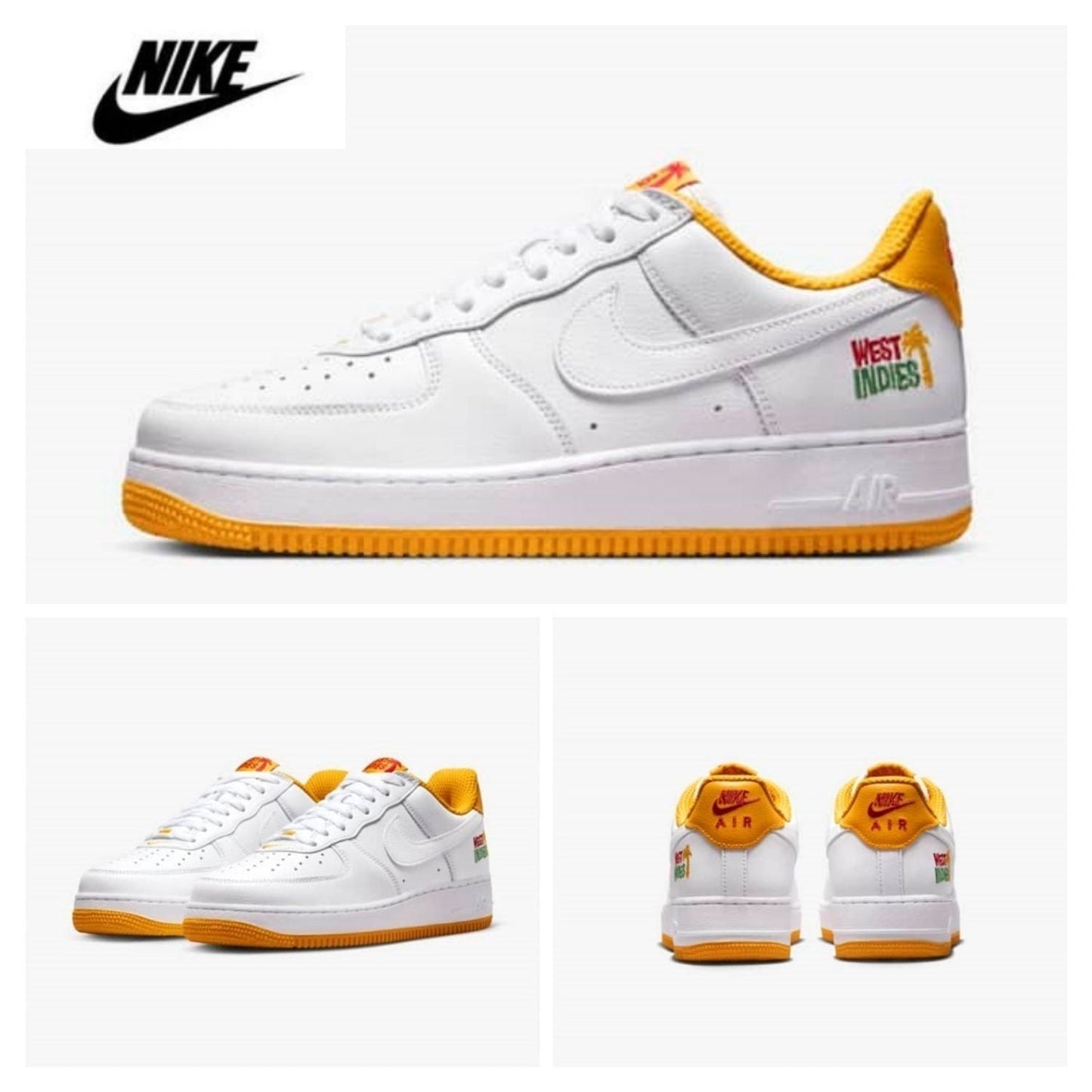ナイキ エアフォース1 ロー ウェストインディーズ ホワイト Nike Air Force 1 Low West Indies White - VICTORIA SNKRS