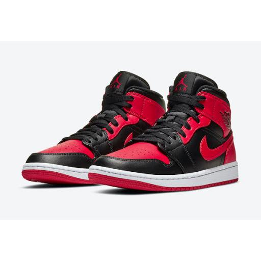 エアジョーダン1 ミッド ブレッド NIKE AIR JORDAN 1 MID BRED - VICTORIA SNKRS