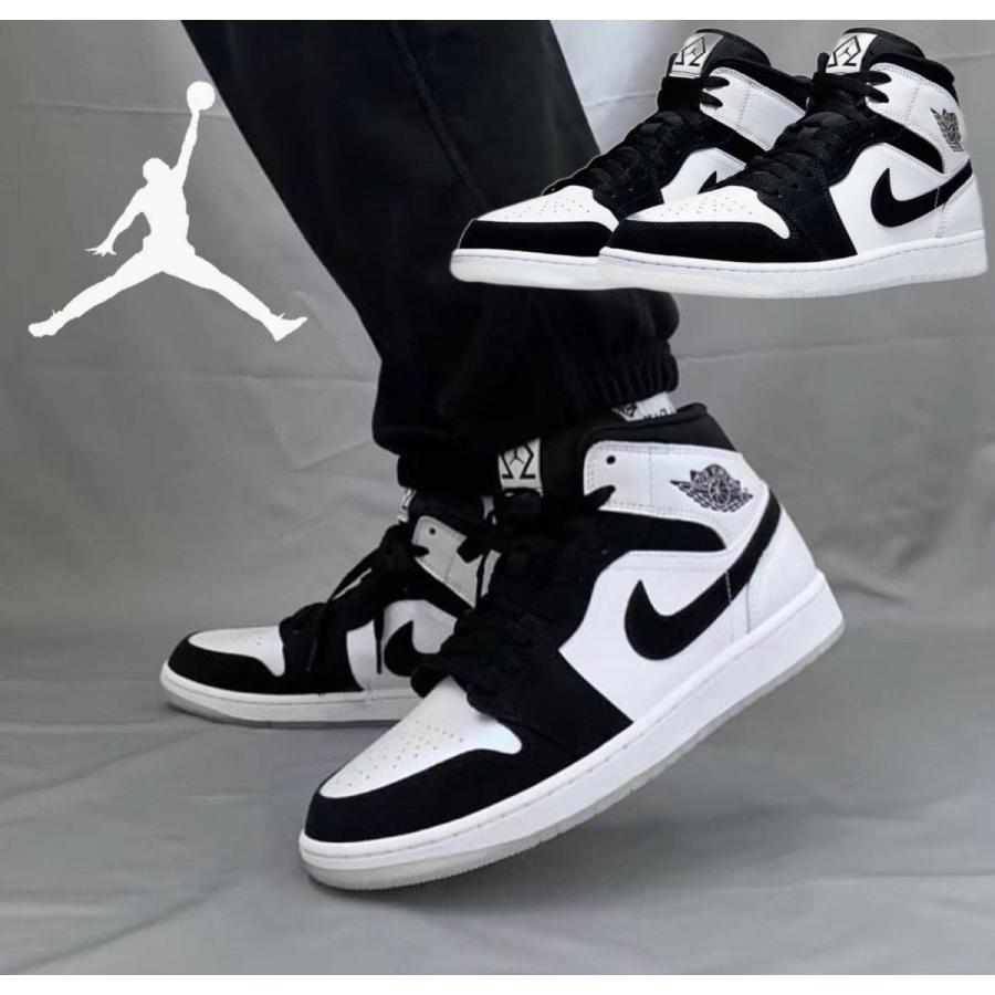 エアジョーダン1 ミッド オメガ ブラック ホワイト Nike Air Jordan 1 Mid Omega Black White - VICTORIA SNKRS
