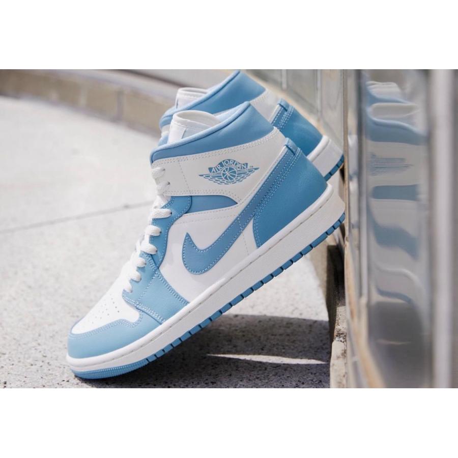 ウィメンズ エアジョーダン1 ミッド ユニバーシティブルー Nike WMNS Air Jordan 1 Mid University Blue - VICTORIA SNKRS