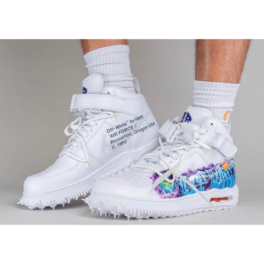 オフホワイト × ナイキ エアフォース1 ミッド グラフィティ Off-White × Nike Air Force 1 Mid Graffiti - VICTORIA SNKRS