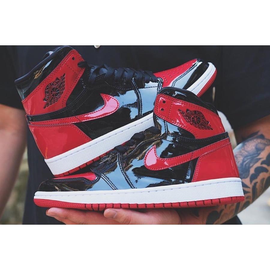 エアジョーダン1 ハイ OG パテント ブレッド Nike Air Jordan 1 High OG Patent Bred - VICTORIA SNKRS