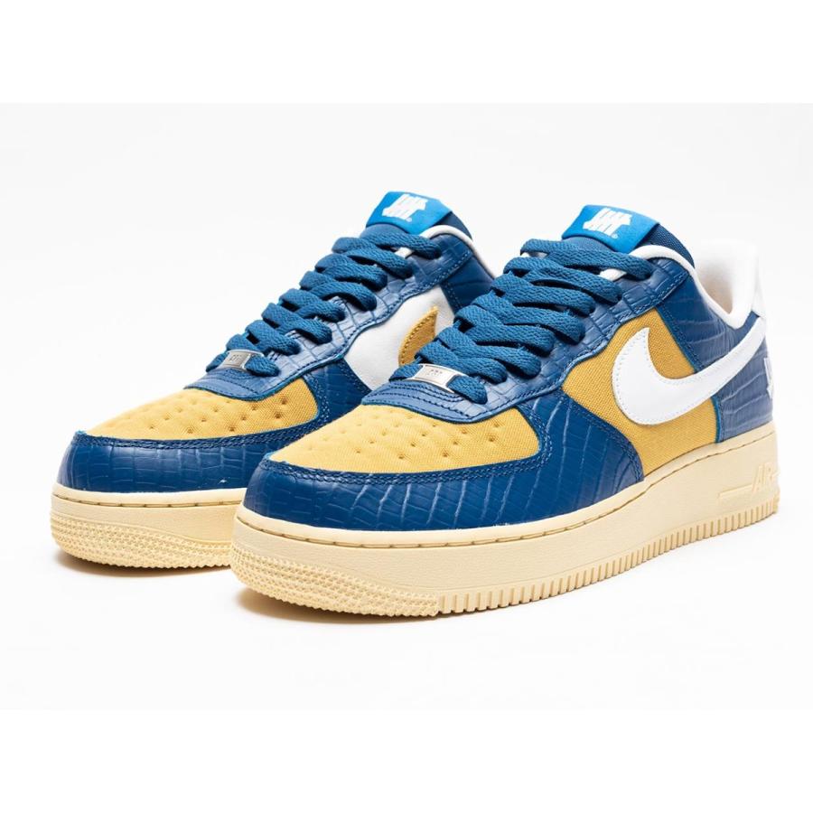 アンディフィーテッド×ナイキ エアフォース1 ブルー イエロー UNDEFEATED×NIKE AIR FORCE 1 LOW BLUE YELLOW - VICTORIA SNKRS