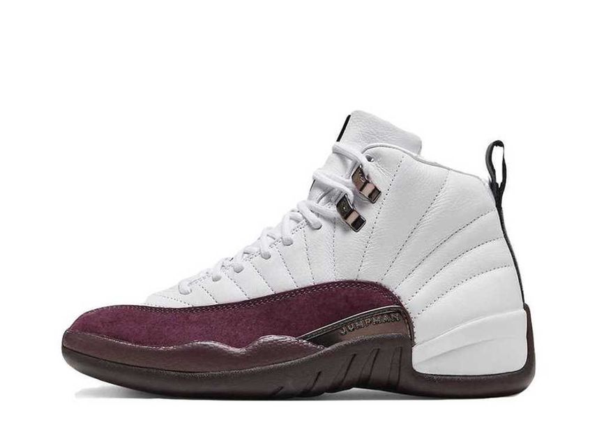 ア・マ・マニエール×ナイキ ウィメンズ エアジョーダン12 ホワイト A Ma Maniere×Nike WMNS Air Jordan 12 White and Burgundy Crush - VICTORIA SNKRS