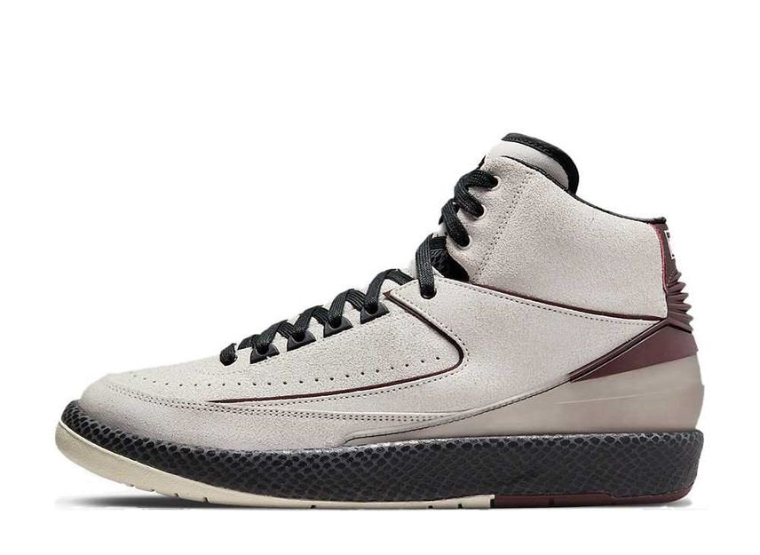 ナイキ NIKE × ア マ マニエール A Ma Maniere ■ 【 AIR JORDAN 2 AIRNESS Sail and Burgundy】 エア ジョーダン 2 エアネス セイル アンド バーガンディ スニーカー n448629cmアウトソール最大横