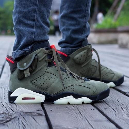 トラヴィス スコット ナイキ エアジョーダン6 TRAVIS SCOTT NIKE AIR JORDAN 6 OLIVE - VICTORIA SNKRS