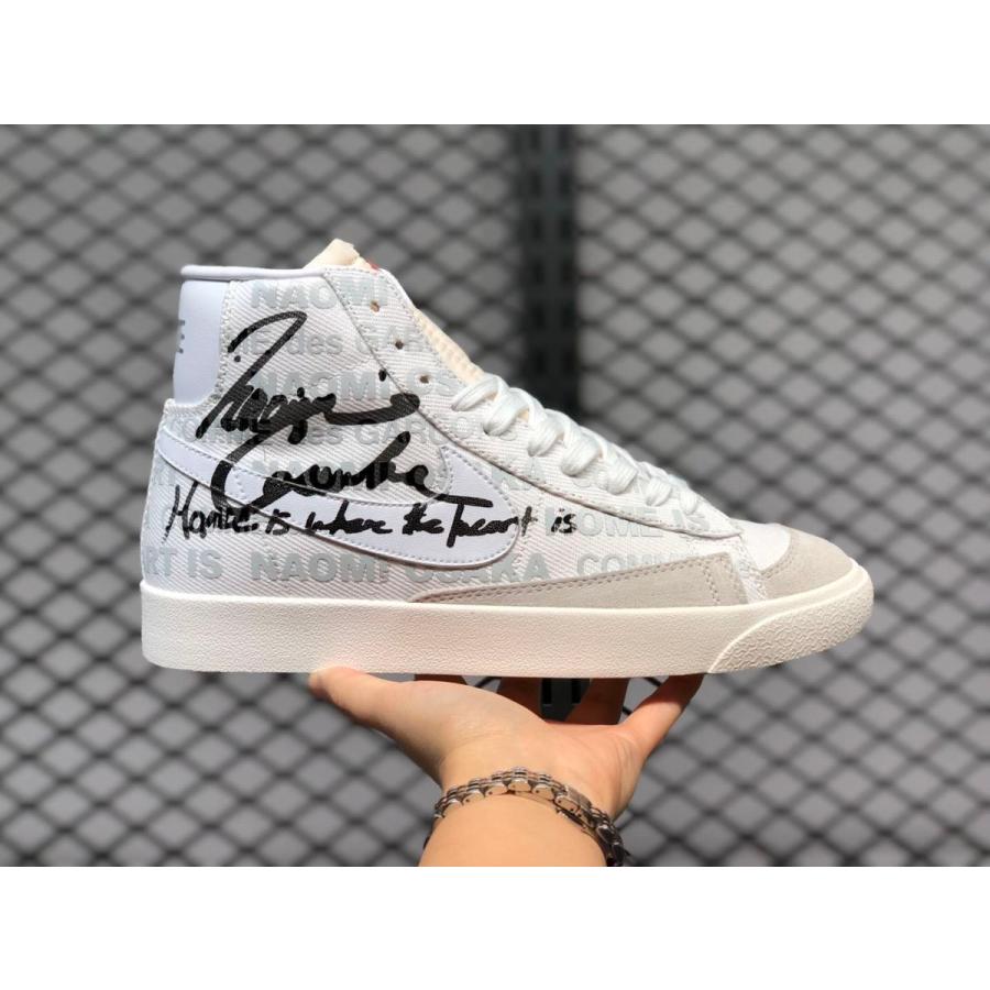 大坂なおみ×コムデギャルソンオム×ナイキ ブレーザー ミッド ヴィンテージ 77 NAOMI OSAKA×COMME DES GARCONS HOMME×NIKE BLAZER MID VNTG 77 - VICTORIA SNKRS