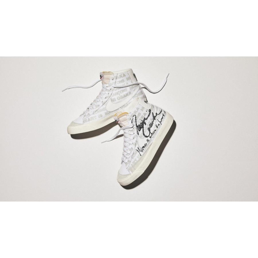 大坂なおみ×コムデギャルソンオム×ナイキ ブレーザー ミッド ヴィンテージ 77 NAOMI OSAKA×COMME DES GARCONS HOMME×NIKE BLAZER MID VNTG 77 - VICTORIA SNKRS