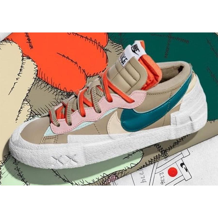 カウズ×サカイ×ナイキ ブレーザー ロー リード KAWS×sacai Nike Blazer Low Reed - VICTORIA SNKRS