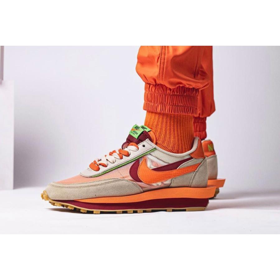 クロット×サカイ×ナイキ LDワッフル オレンジ ブレイズ CLOT×SACAI×NIKE LD WAFFLE ORANGE BLAZE - VICTORIA SNKRS