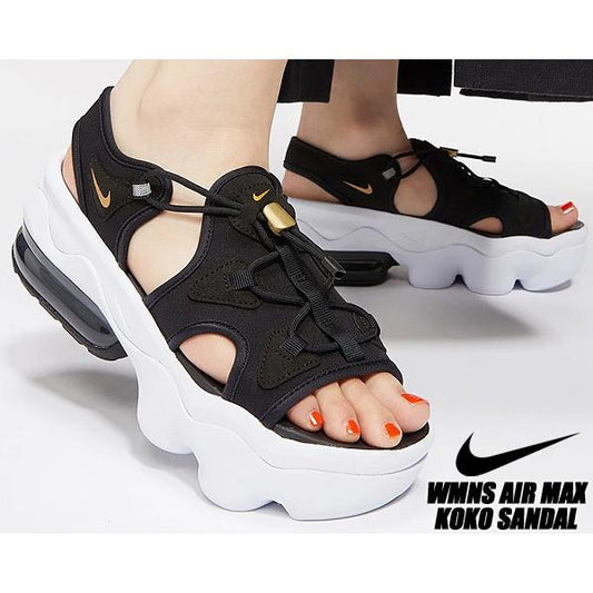 エアマックス ココ サンダル ウィメンズ ブラックメタリックゴールド NIKE AIR MAX KOKO SANDAL WMNS METALLIC GOLD - VICTORIA SNKRS