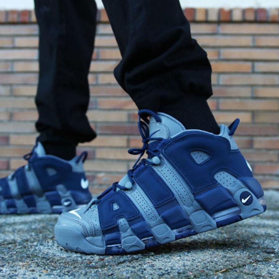 エア モア アップテンポ ホーヤーズ クール グレー ミッドナイト ネイビー NIKE AIR MORE UPTEMPO HOYAS COOL GREY MIDNIGHT NAVY - VICTORIA SNKRS