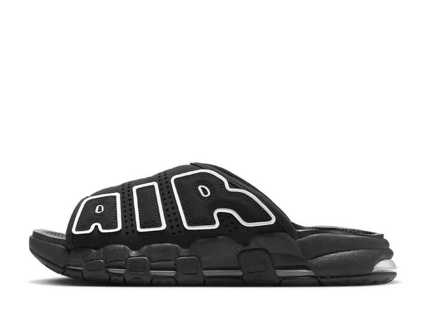 ナイキ エアモアアップテンポ スライド ブラック Nike Air More Uptempo Slide Black - VICTORIA SNKRS