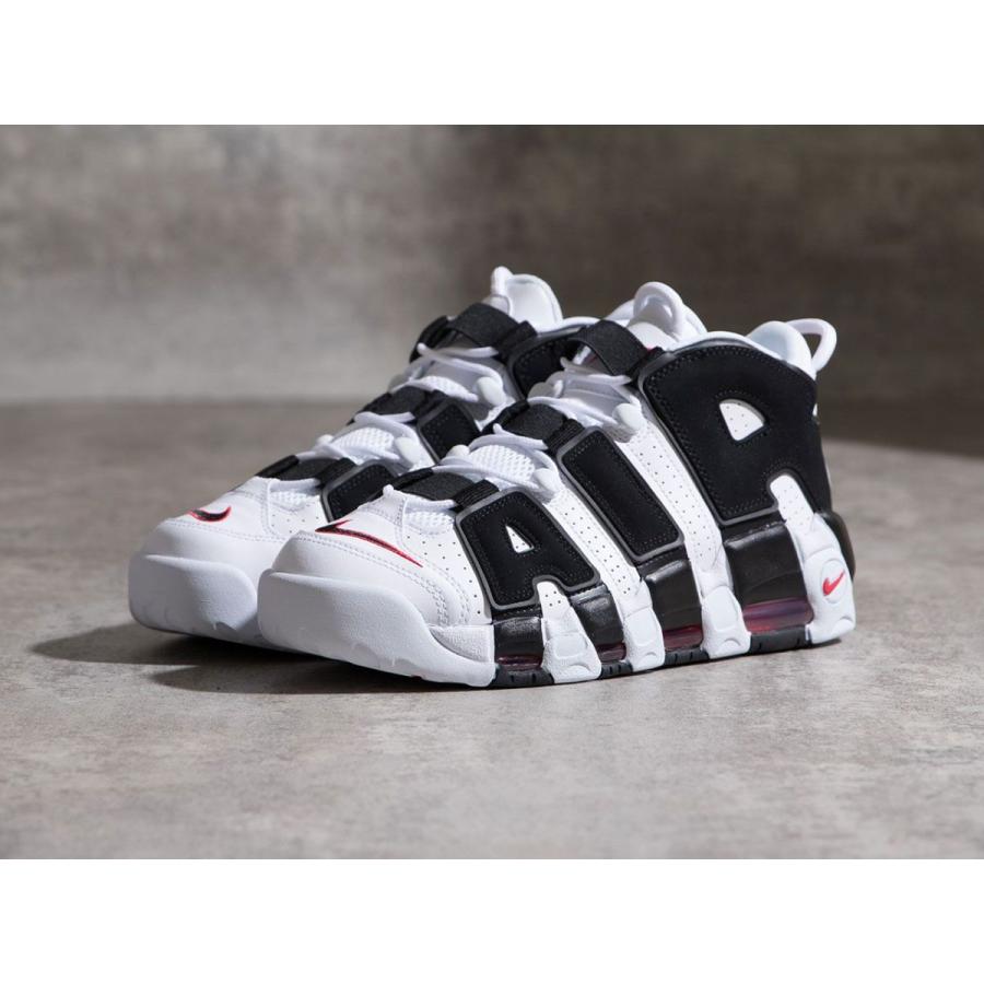 エア モア アップテンポ ホワイト ブラック ユニバーシティレッド NIKE AIR MORE UPTEMPO WHITE BLACK UNIVERSITY RED - VICTORIA SNKRS