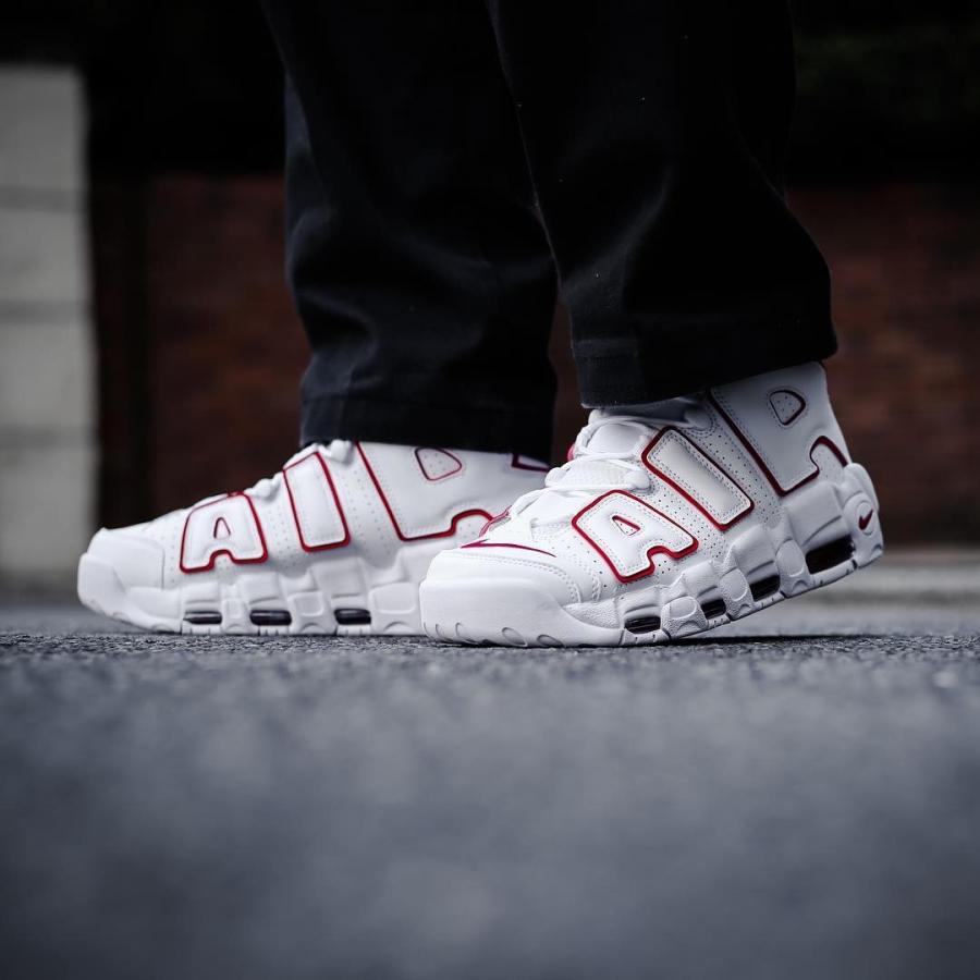 エアモアアップテンポ ホワイトミッドナイト ネイビ NIKE AIR MORE UPTEMPO WHITE MIDNIGHT NAVY - VICTORIA SNKRS