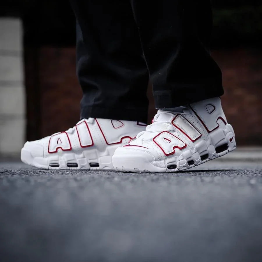 エアモアアップテンポ ホワイトミッドナイト ネイビ NIKE AIR MORE UPTEMPO WHITE MIDNIGHT NAVY - 鑑定済レアスニーカー通販 Victoria SNKRS