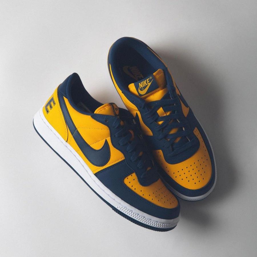 ナイキ ターミネーター ロー ユニバーシティゴールド アンド ネイビー ミシガン Nike Terminator Low University Gold and Navy Michigan - VICTORIA SNKRS