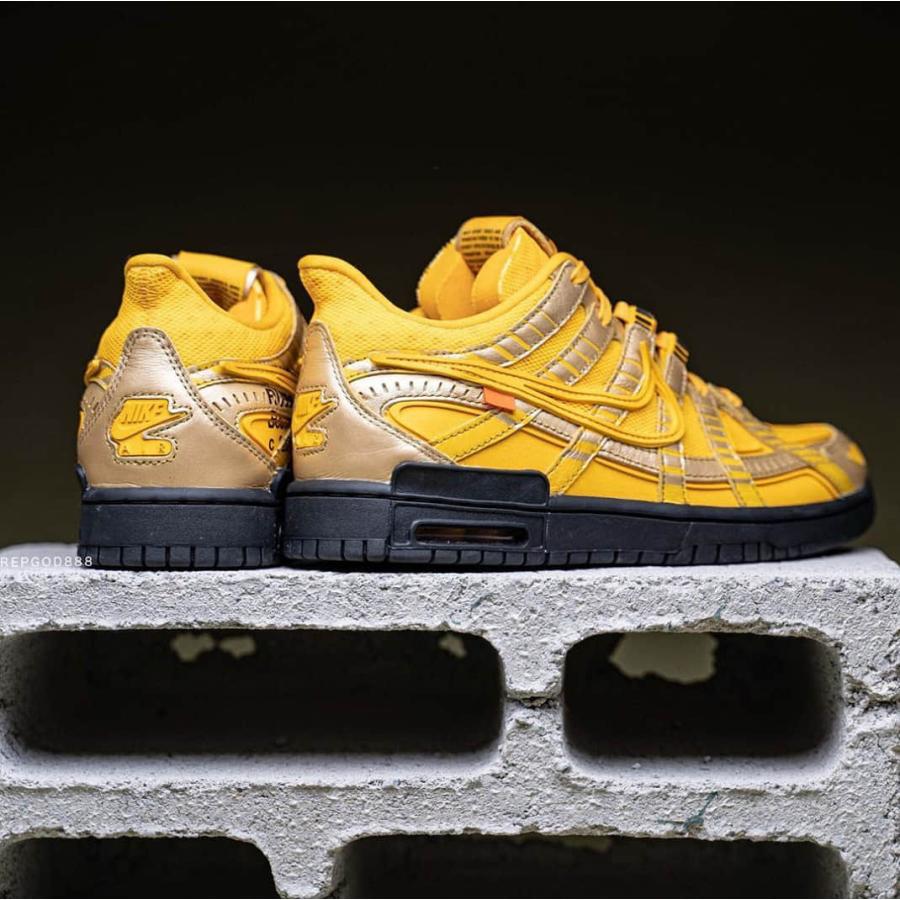 オフホワイト×ナイキ ラバーダンク ユニバーシティゴールド OFF-WHITE×NIKE AIR RUBBER DUNK UNIVERSITY GOLD - VICTORIA SNKRS