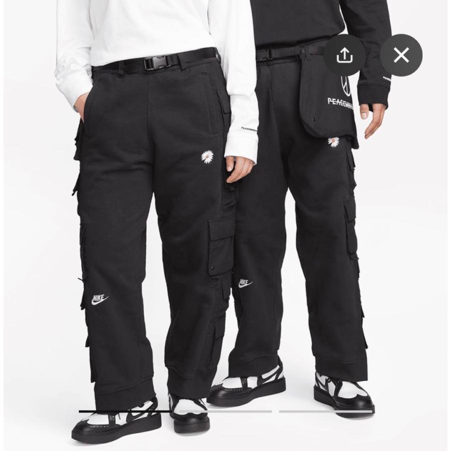 PEACEMINUSONE PMO x NIKE LS Tee White ピースマイナスワン ピーエムオー x ナイキ ワイド パンツ ブラック - VICTORIA SNKRS
