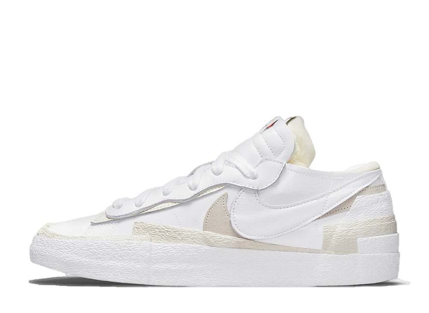 サカイ×ナイキ ブレーザー ロー ホワイト パテント レザー sacai×Nike Blazer Low White Patent Leather - VICTORIA SNKRS
