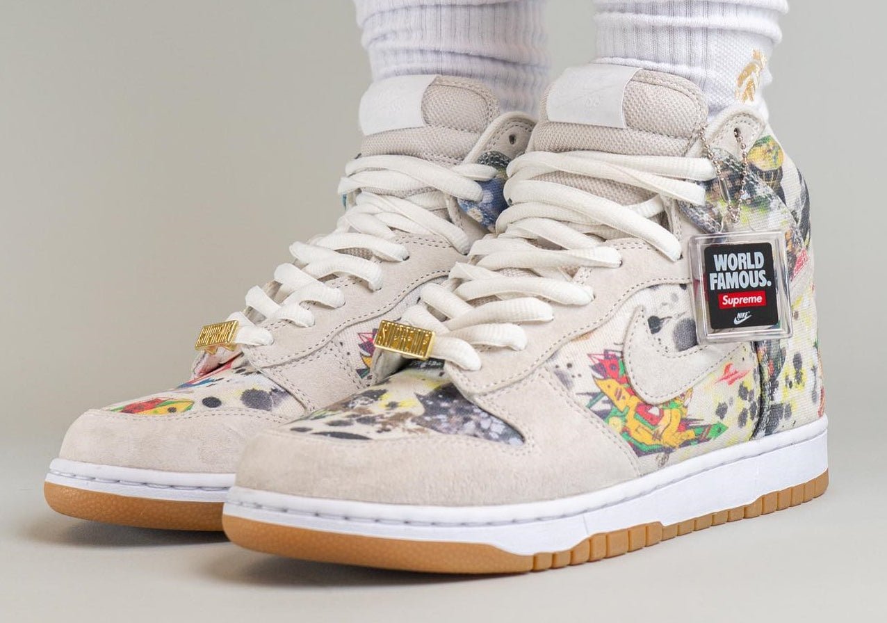 シュプリーム × ナイキ SB ダンク ハイ ラメルジー Supreme × Nike SB Dunk High Rammellzee - VICTORIA SNKRS