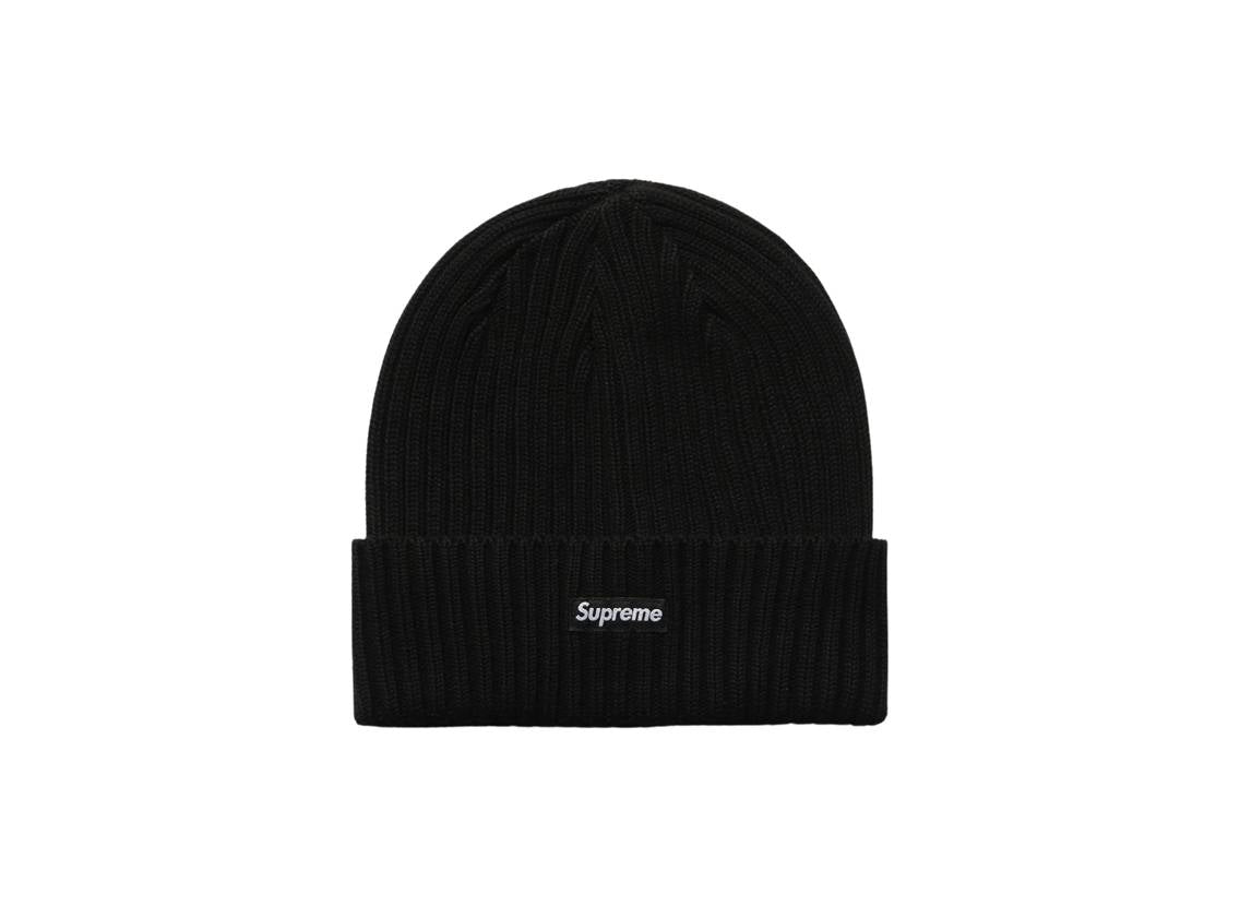 supreme Overdyed Beanie black ブラック 黒帽子