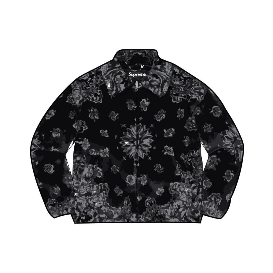 シュプリーム Supreme Bandana Faux Fur Bomber Jacket Black - VICTORIA SNKRS