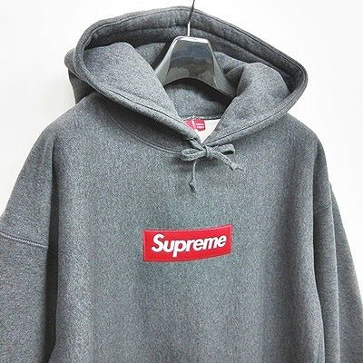 Supreme Box Logo Hooded Sweatshirt Charcoal シュプリーム ボックス ロゴ フーディー スウェットシャツ チャコール - VICTORIA SNKRS