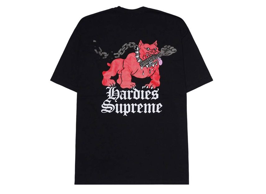Supreme Hardies Dog Tee Black シュプリーム ハーディーズ ドック Tシャツ ブラック