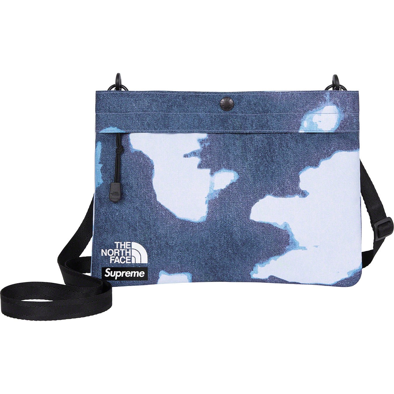 Supreme The North Face Bleached Denim Print Shoulder Bag Indigo シュプリーム ザ ノース フェイス - VICTORIA SNKRS