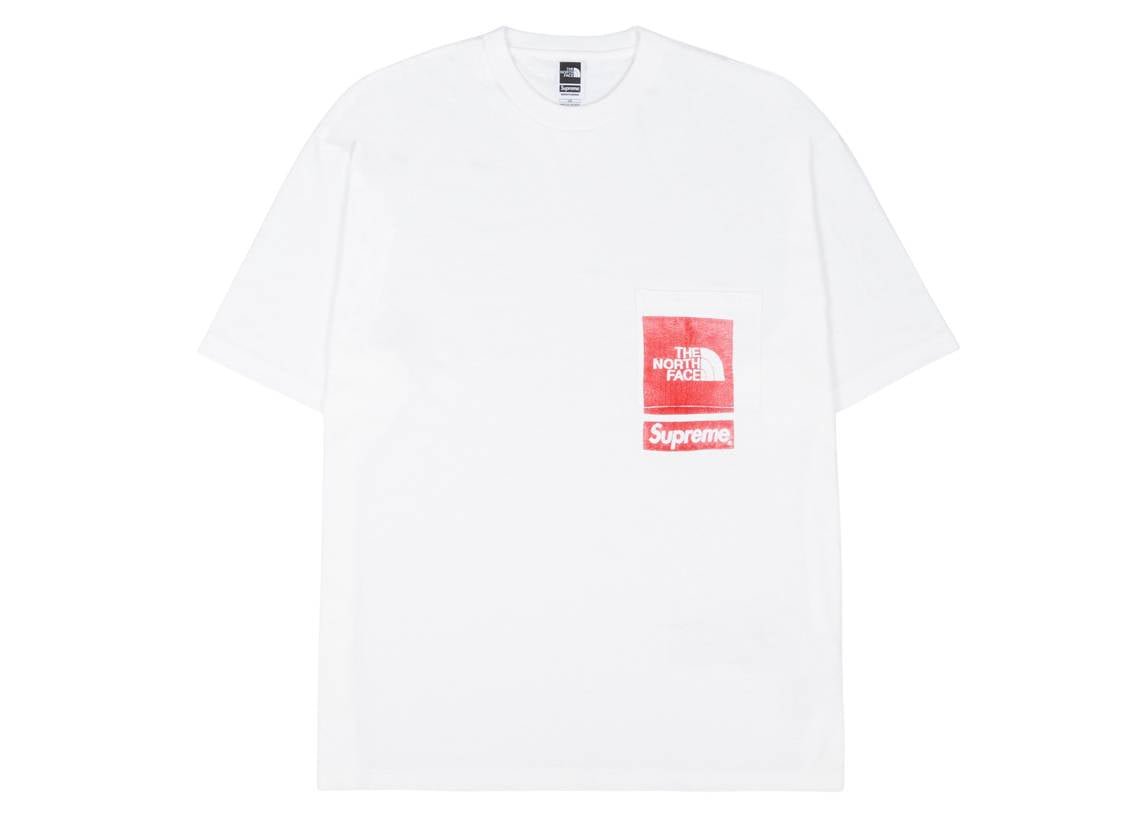Supreme The North Face Printed Pocket Tee White シュプリーム ザ ノース フェイス プリンティド ポケット Tシャツ ホワイト - VICTORIA SNKRS