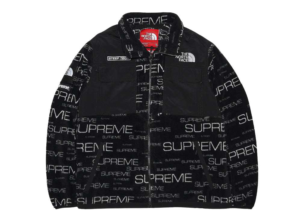 Supreme The North Face Steep Tech Fleece Jacket Black シュプリーム