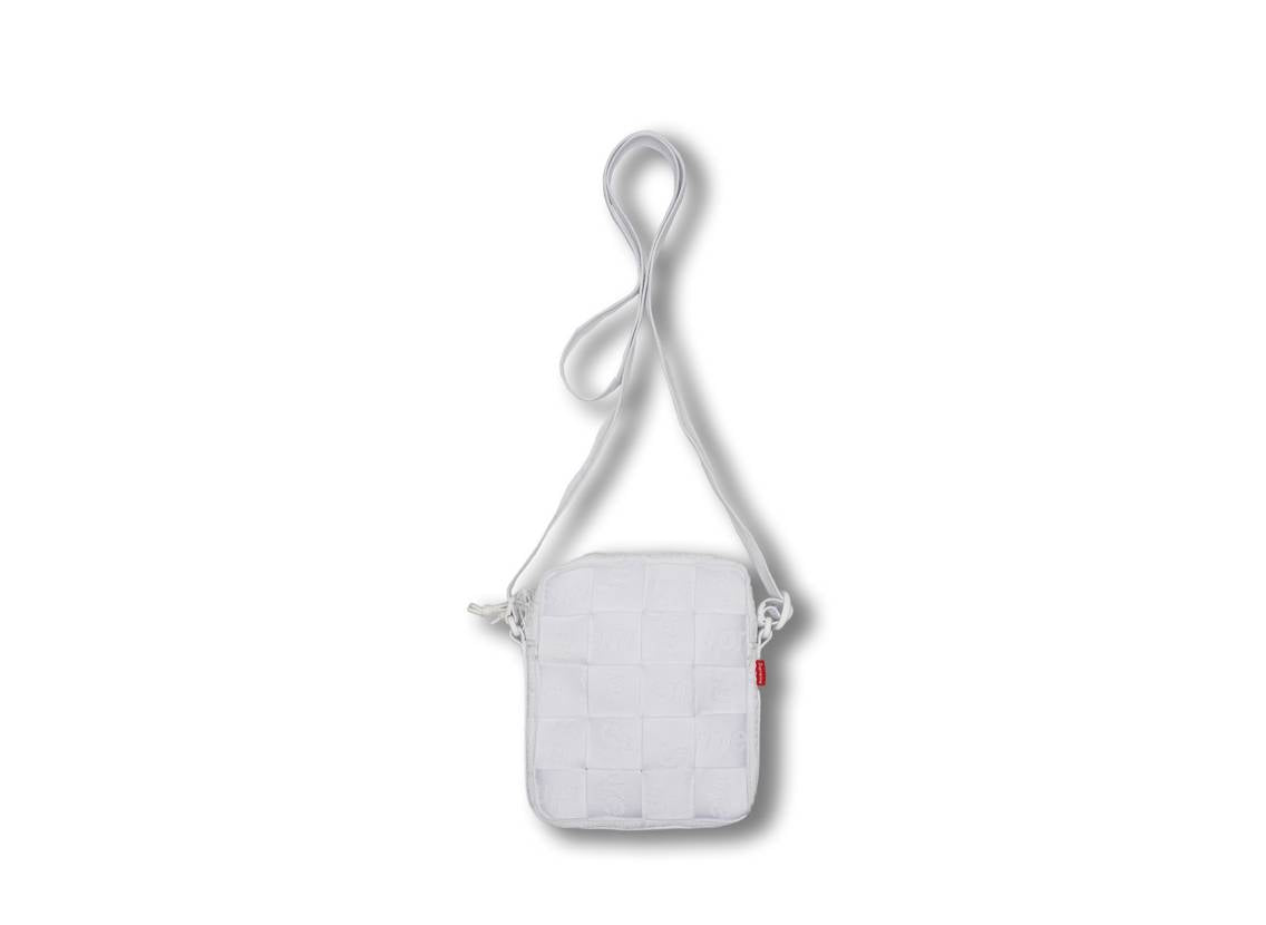 Supreme Woven Shoulder Bag White シュプリーム ウーブン ショルダー バッグ ホワイト - VICTORIA SNKRS