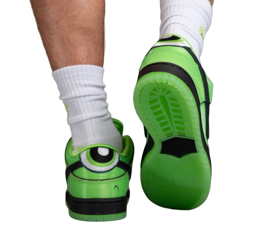 The Powerpuff Girls × Nike SB Dunk Low Pro QS Buttercup パワーパフガールズ × ナイキ SB ダンク ロー プロ QS バターカップ - VICTORIA SNKRS