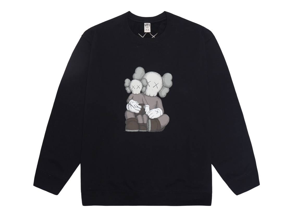 Uniqlo x KAWS Sweatshirt Black ユニクロ x カウズ スウェットシャツ ブラック - VICTORIA SNKRS