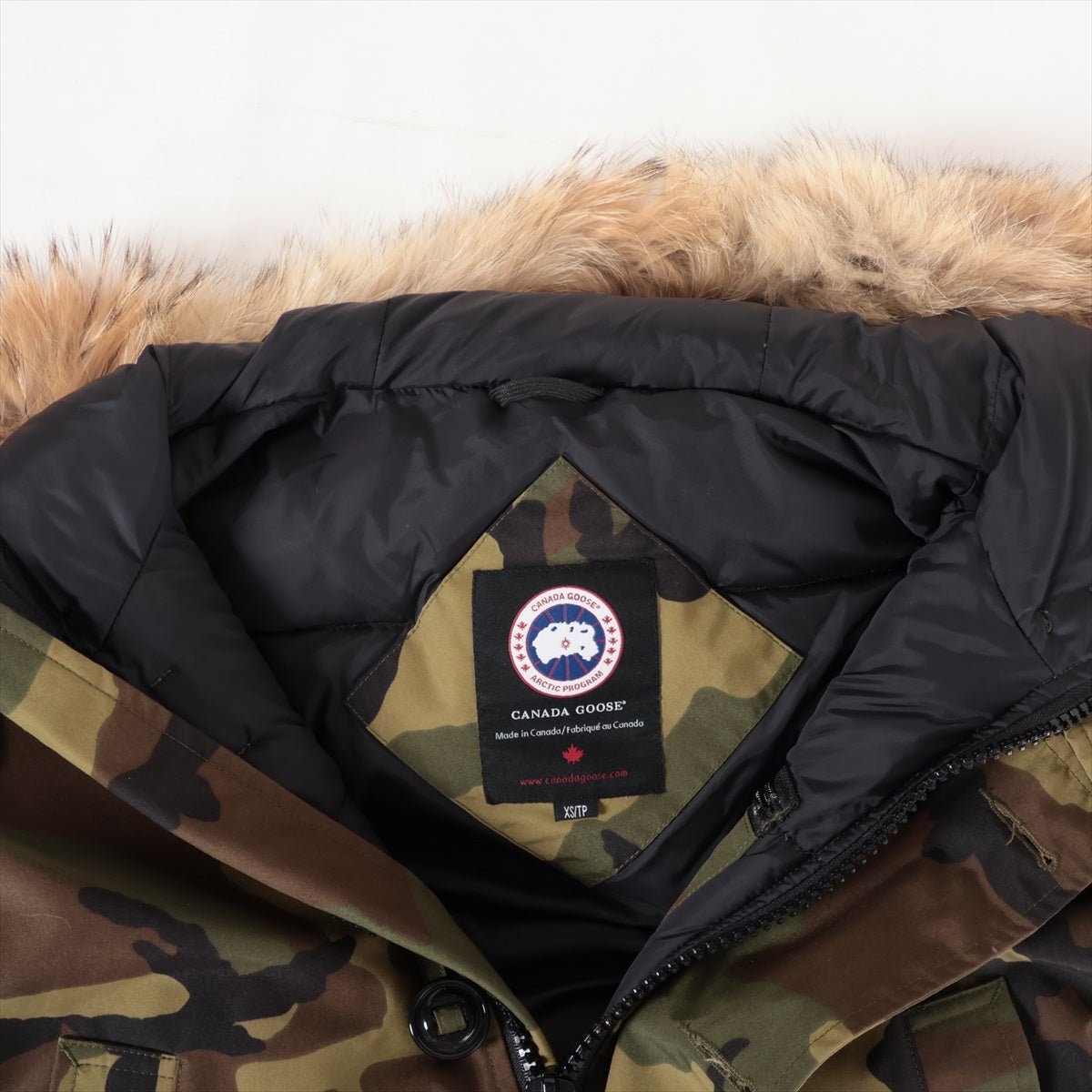 CANADA GOOSE カナダグース RUSSEL PARKA ラッセルパーカー ダウンジャケット カモフラ SOPHNET【中古品】Aランク - VICTORIA SNKRS