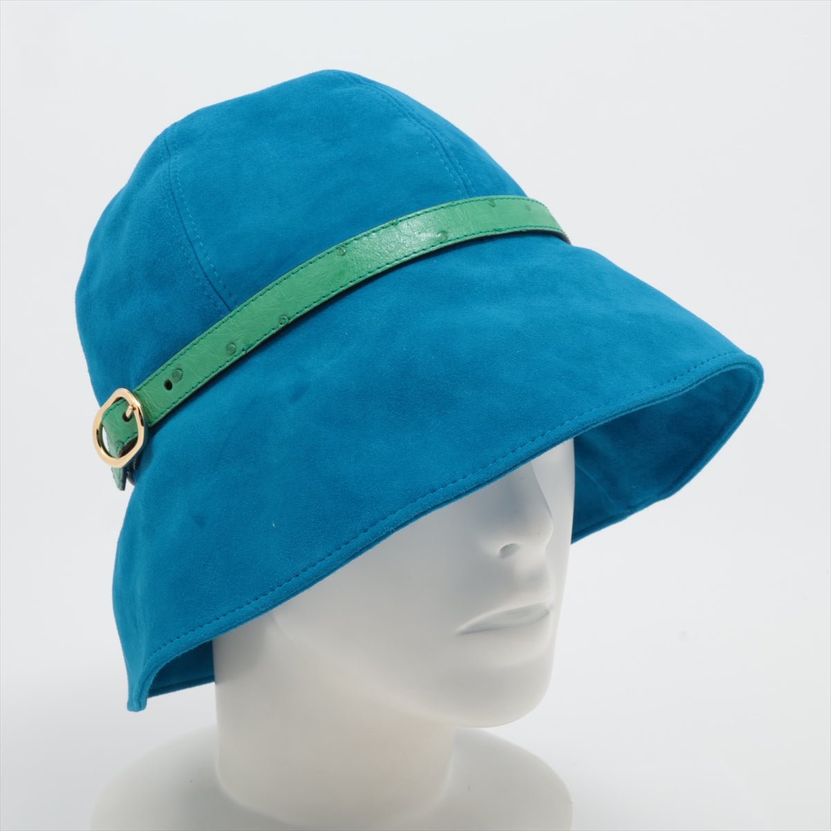 GUCCI グッチ バケットハット L スエード ブルーSuede Bucket Hat 728965 【中古】 - VICTORIA SNKRS