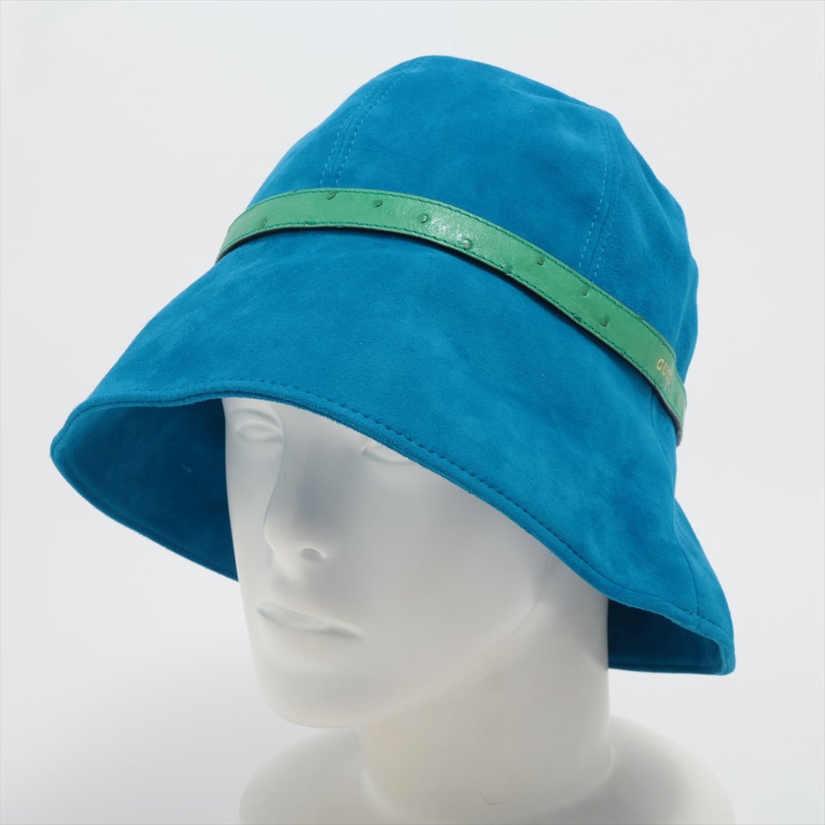 GUCCI グッチ バケットハット L スエード ブルーSuede Bucket Hat 728965 【中古】 - VICTORIA SNKRS