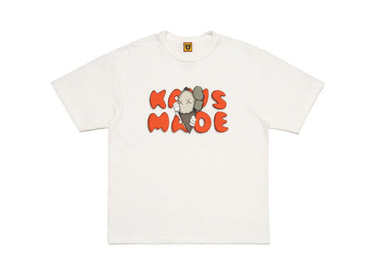 HUMAN MADE x KAWS Kaws Made Graphic T - Shirt White ヒューマンメイド x カウズ カウズ メイド グラフィック Tシャツ #1 ホワイト - VICTORIA SNKRS