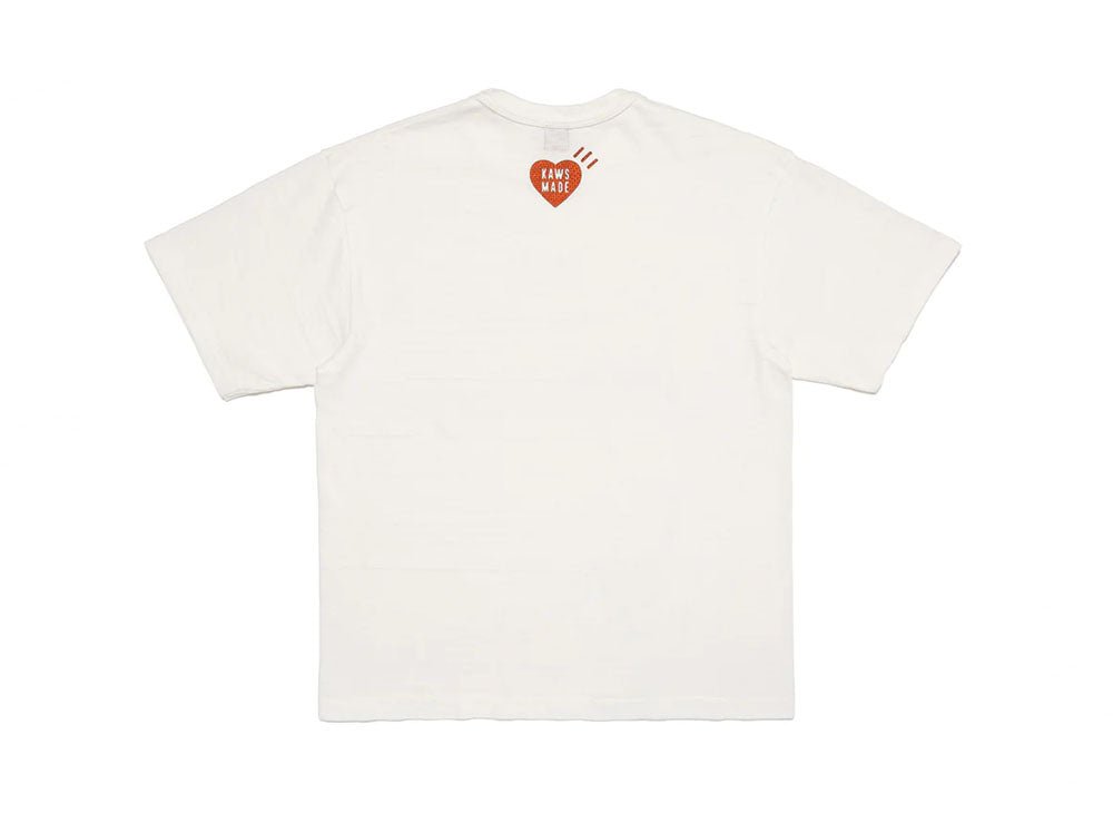 HUMAN MADE x KAWS Kaws Made Graphic T - Shirt White ヒューマンメイド x カウズ カウズ メイド グラフィック Tシャツ #1 ホワイト - VICTORIA SNKRS