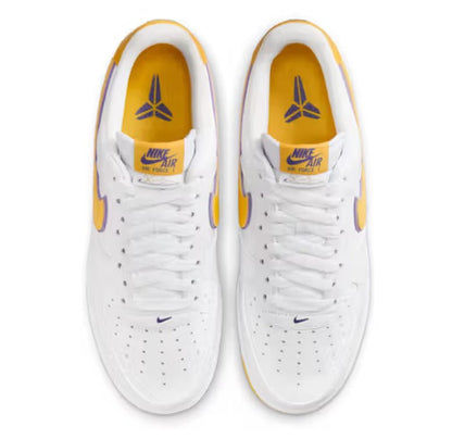 Kobe Bryant × Nike Air Force 1 Low Retro QS Varsity Maize and Varsity Purple コービーブライアント × エアフォース1 ロー レトロ QS バーシティメイズ アンド バーシティパープル - VICTORIA SNKRS