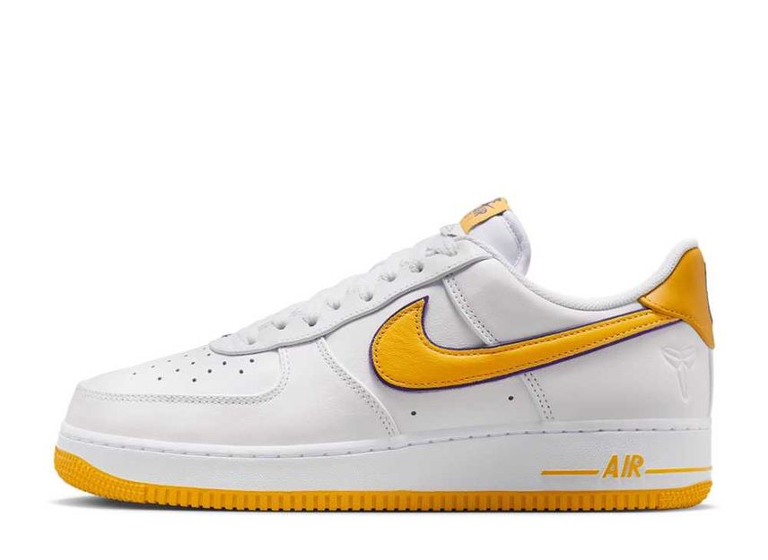 Kobe Bryant × Nike Air Force 1 Low Retro QS Varsity Maize and Varsity Purple コービーブライアント × エアフォース1 ロー レトロ QS バーシティメイズ アンド バーシティパープル - VICTORIA SNKRS