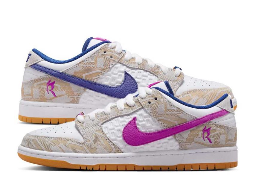 Rayssa Leal × Nike SB Dunk Low PRM Pure Platinum and Vivid Purple ライッサ・レアウ × ナイキ SB ダンク ロー PRM ピュアプラチナム アンド ヴィヴィッドパープル - VICTORIA SNKRS