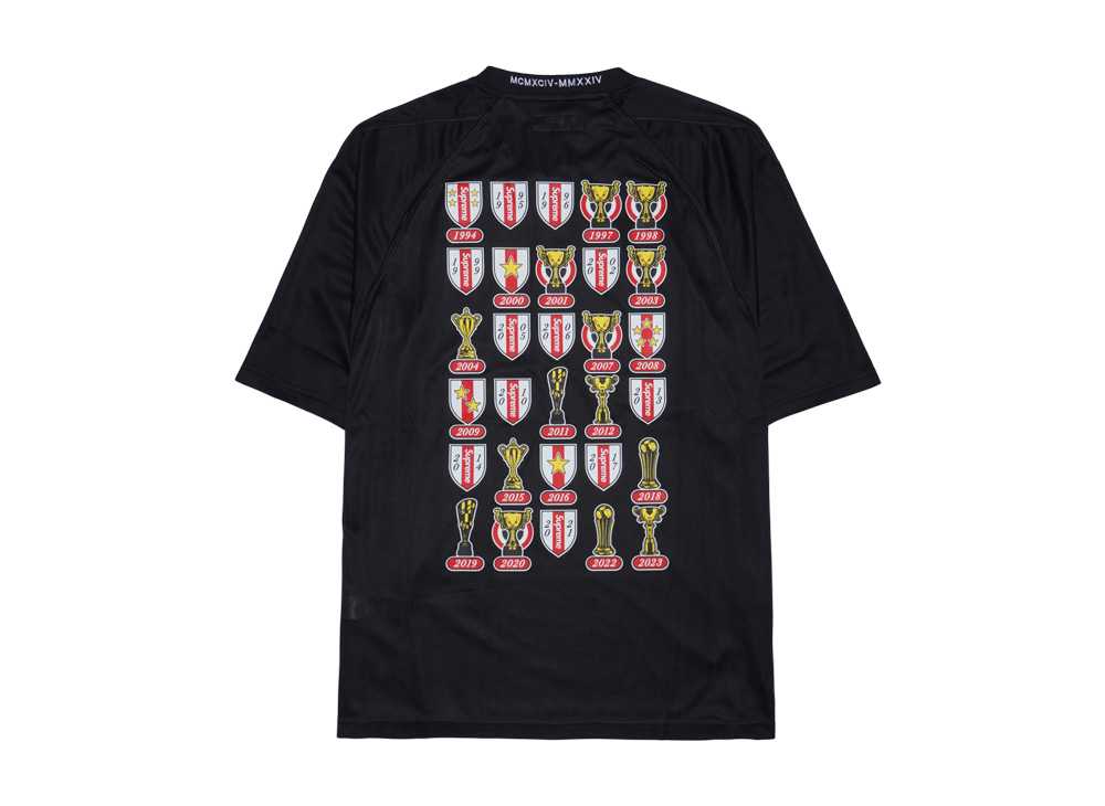 Supreme Jacquard Soccer Jersey Black シュプリーム ジャカード サッカー ジャージ ブラック - VICTORIA  SNKRS