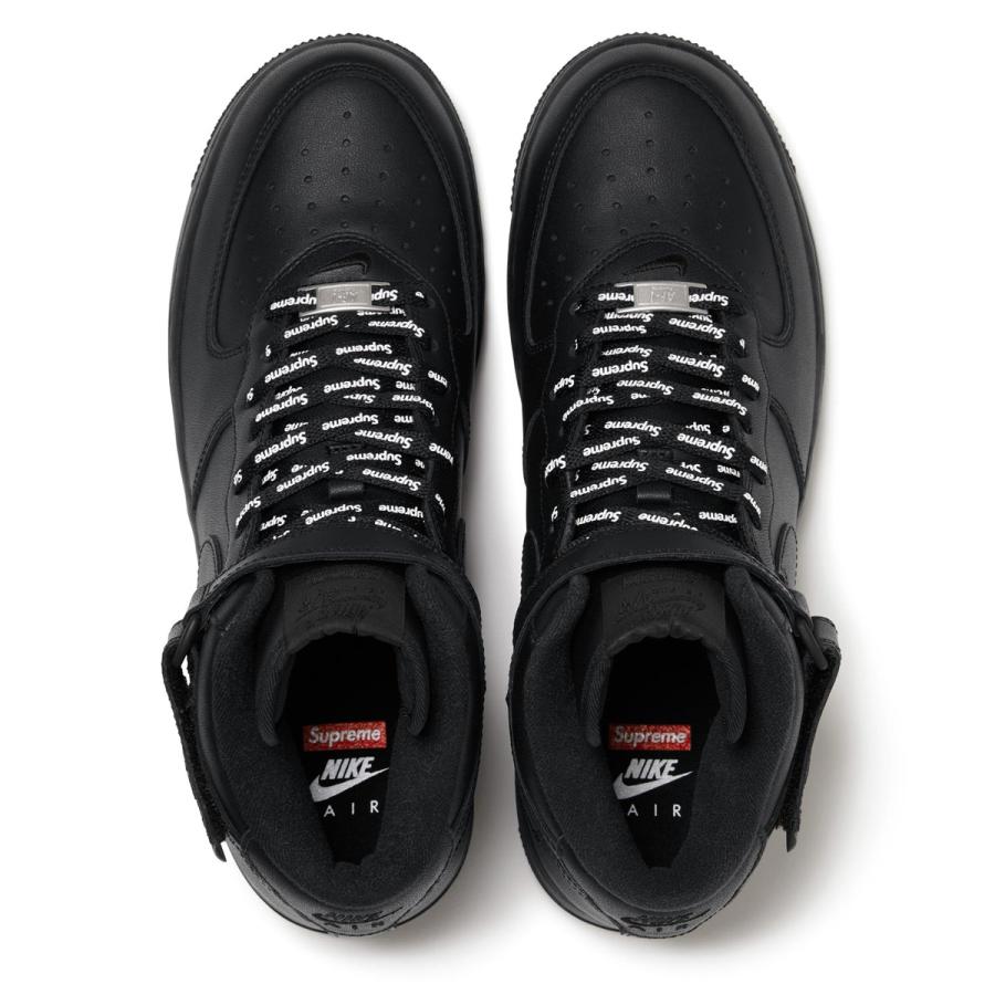 Supreme × Nike Air Force 1 Mid Black シュプリーム × ナイキ エアフォース1 ミッド ブラック