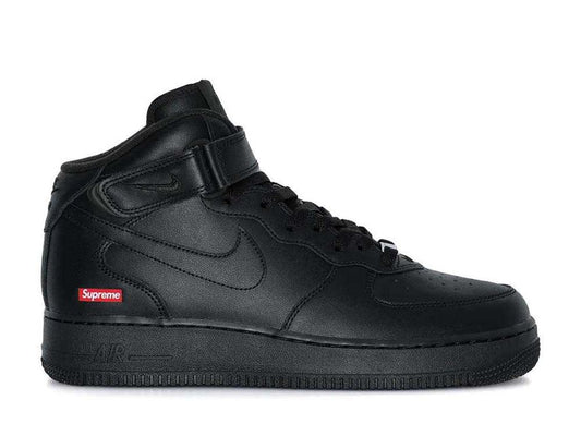 Supreme × Nike Air Force 1 Mid Black シュプリーム × ナイキ エアフォース1 ミッド ブラック - VICTORIA SNKRS