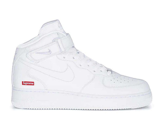 Supreme × Nike Air Force 1 Mid White シュプリーム × ナイキ エアフォース1 ミッド ホワイト - VICTORIA SNKRS